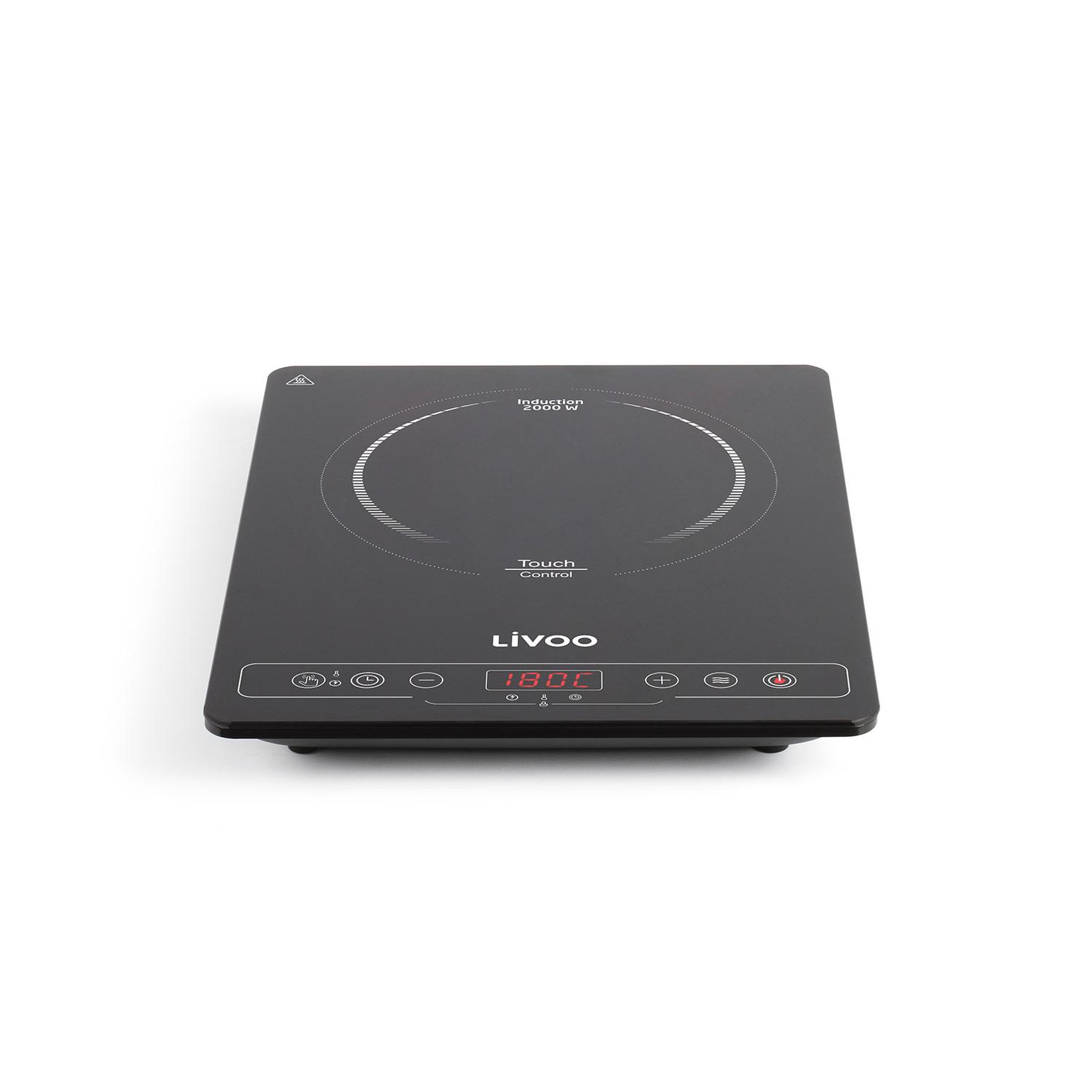 LIVOO Table à induction posable 2000w noir - DOC235