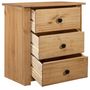 Voir la diapositive 2 : VIDAXL Table de chevet 46x40x57 cm Pin Gamme Panama