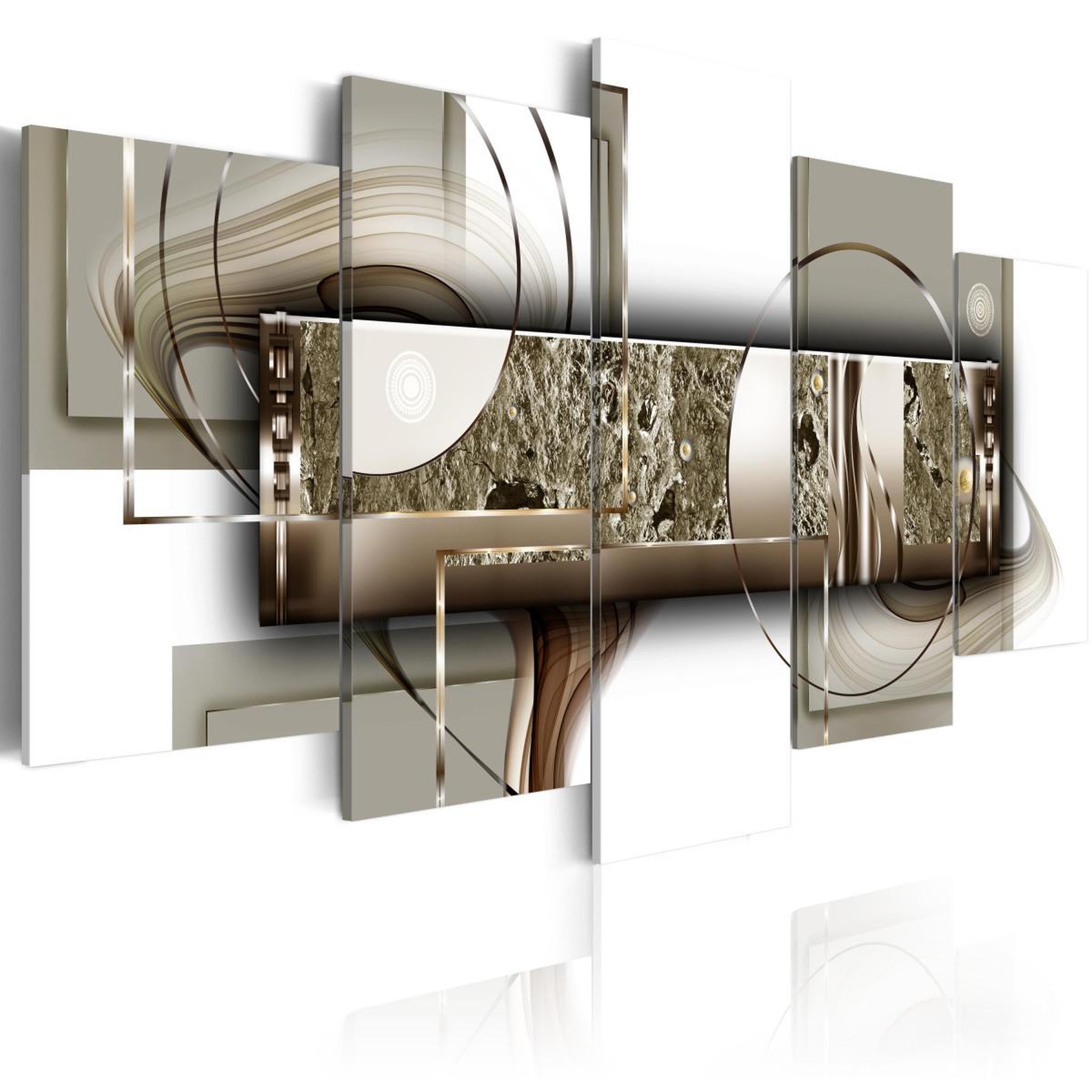 Paris Prix Tableau imprimé  structure of gold. Coloris disponibles : Multicolore