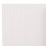 Voir la diapositive 5 : VIDAXL Cloture de jardin double face 110x500 cm Blanc