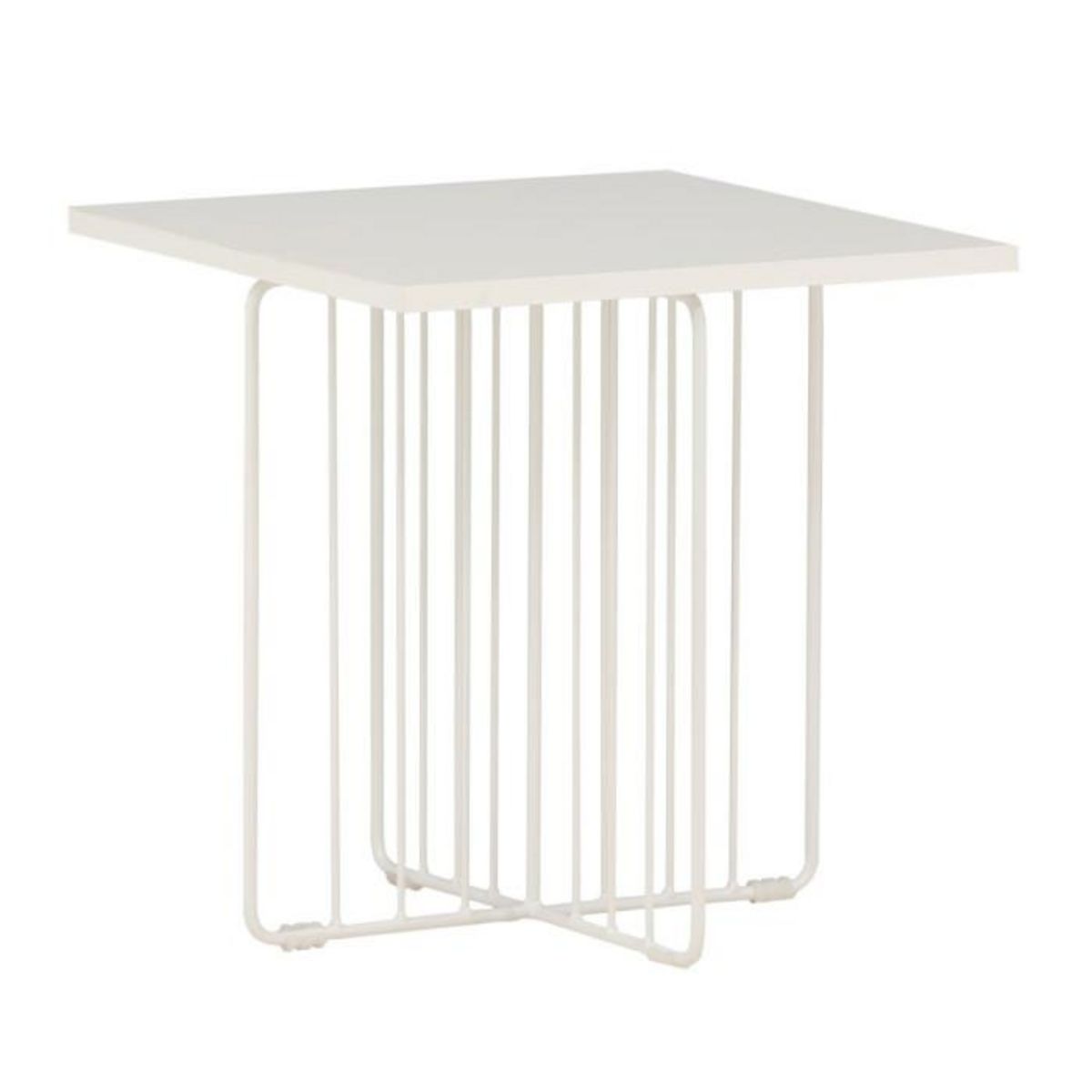 Paris Prix Table d'Appoint Design  Dayton  40cm Blanc