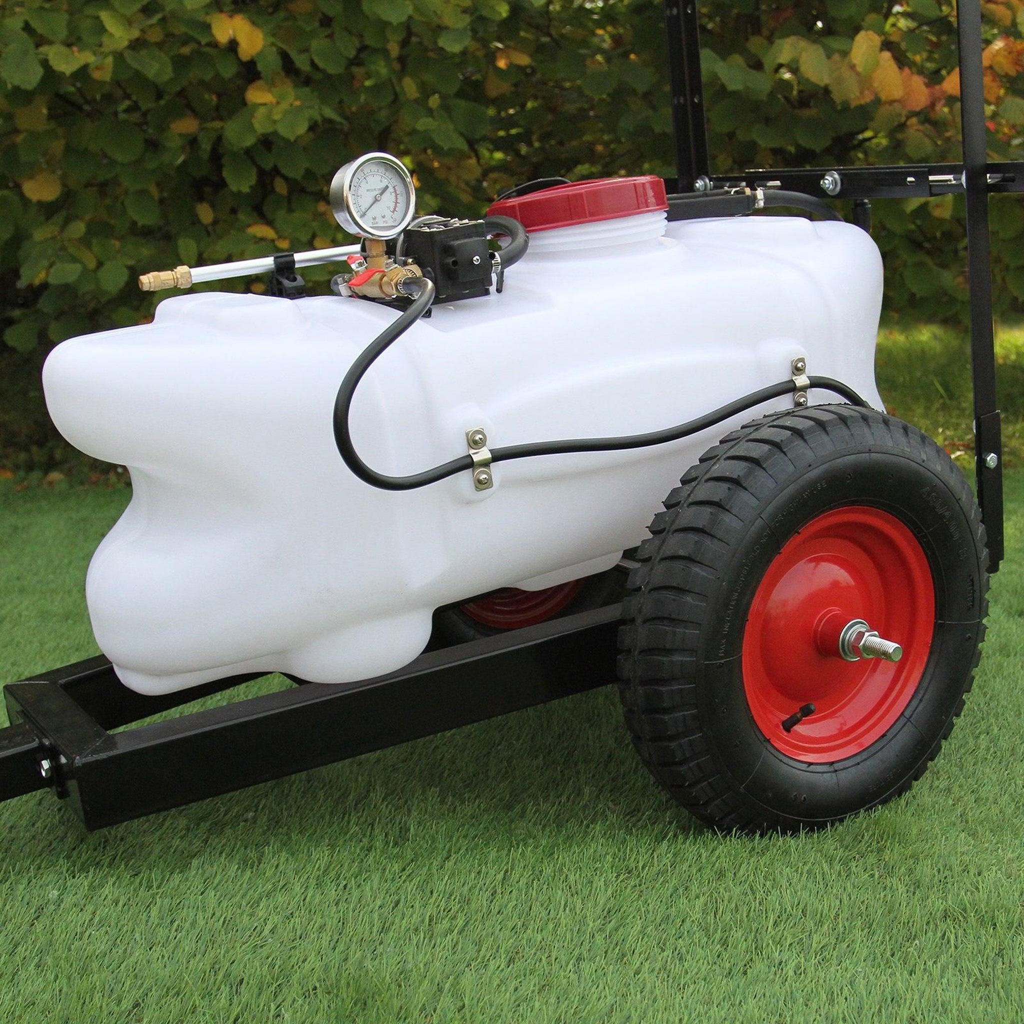 Voir la diapositive 4 : MAXBLAST Pulvérisateur pour quad 100l avec remorque