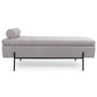 Voir la diapositive 2 : Paris Prix Banquette & Coffre Bouclette  Loyd  140cm Gris
