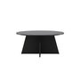 Voir la diapositive 5 : Paris Prix Table Basse Design  ﻿Bootcut  100cm Noir