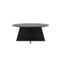 Voir la diapositive 5 : Paris Prix Table Basse Design  ﻿Bootcut  100cm Noir