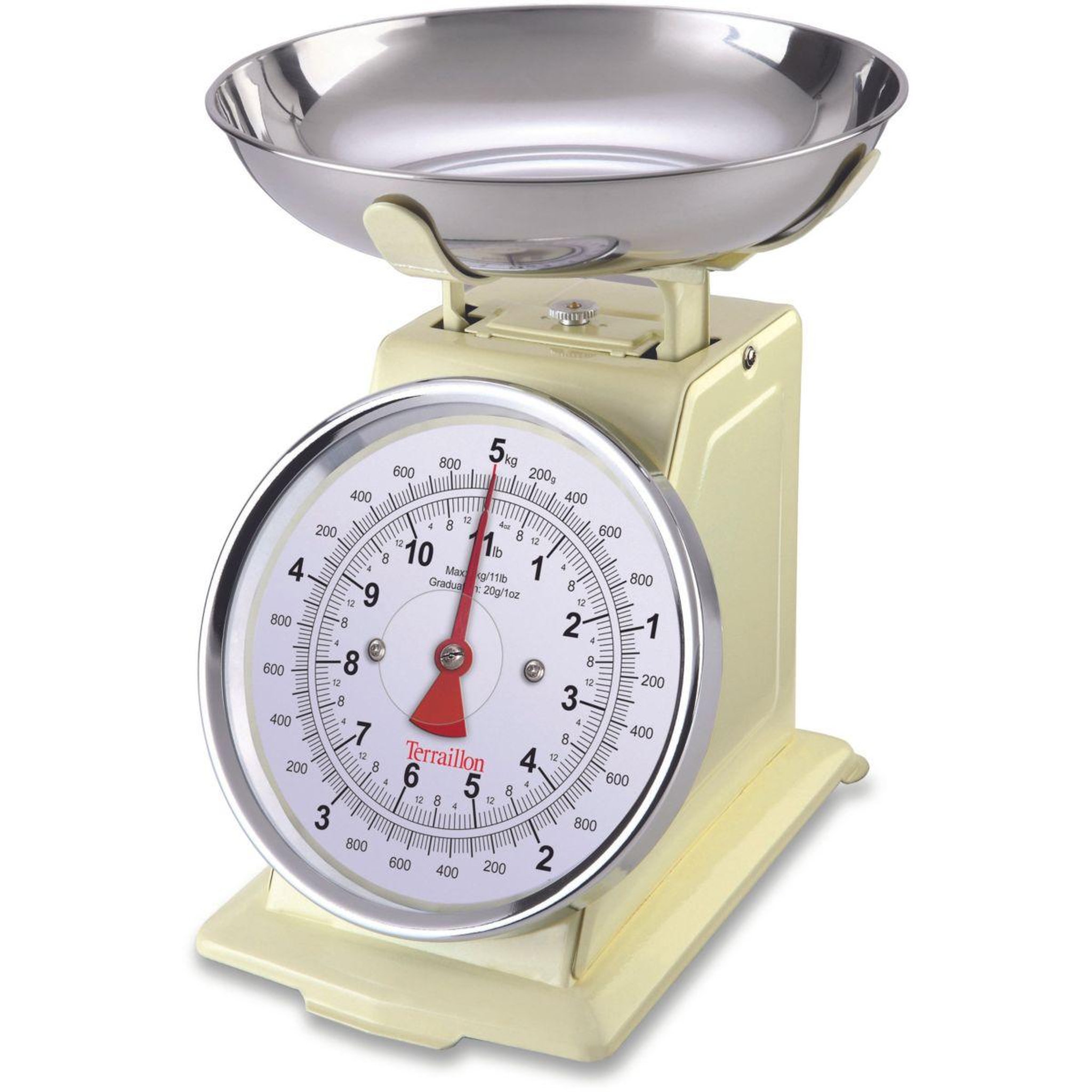 Terraillon Balance de cuisine tradition 500 crème