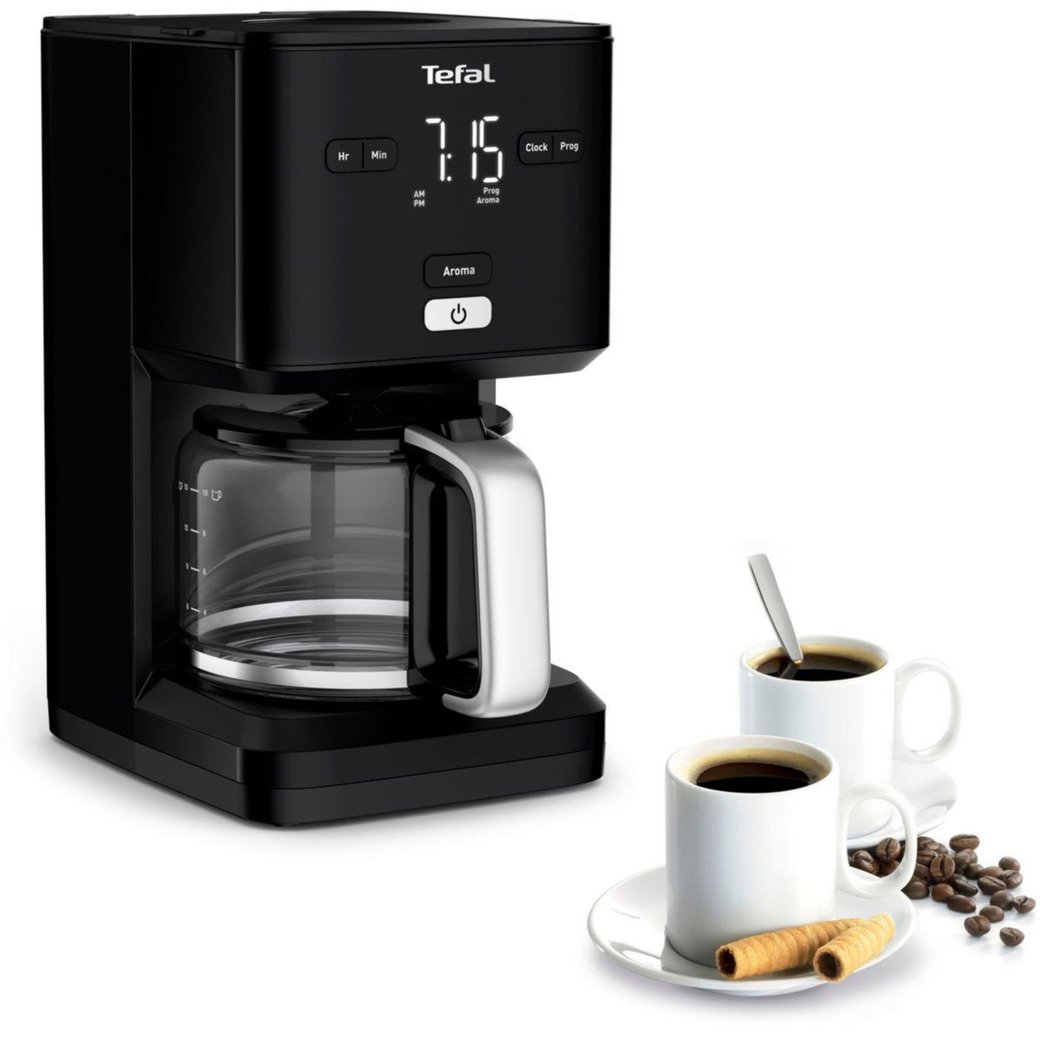 TEFAL Cafetière filtre CM600810 SMARTN LIGHT