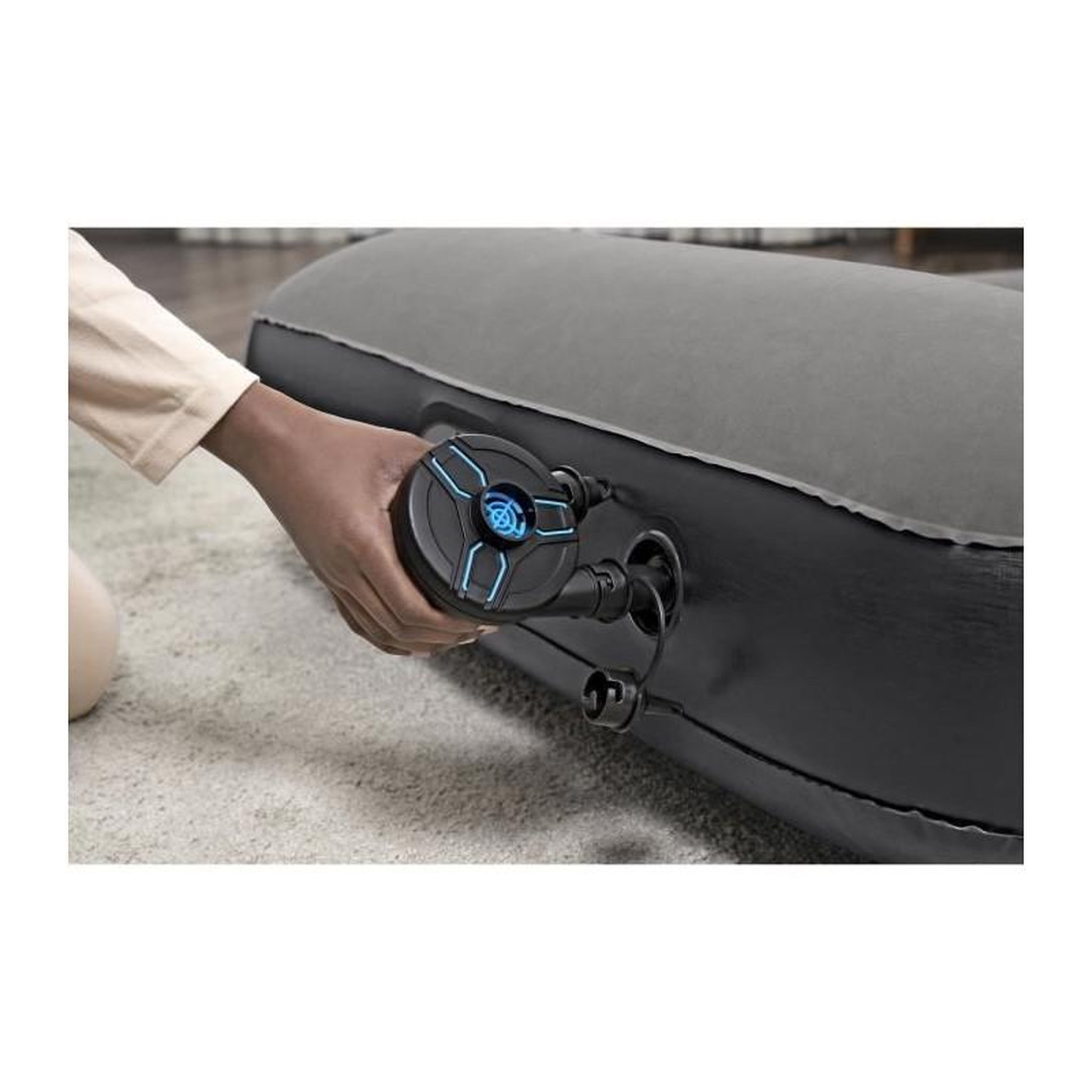 Voir la diapositive 5 : BESTWAY Matelas gonflable - BESTWAY - 671BQ - Tritech Twin - 1 personne, pompe USB intégrée, 1,88 m x 99 cm x 30 cm