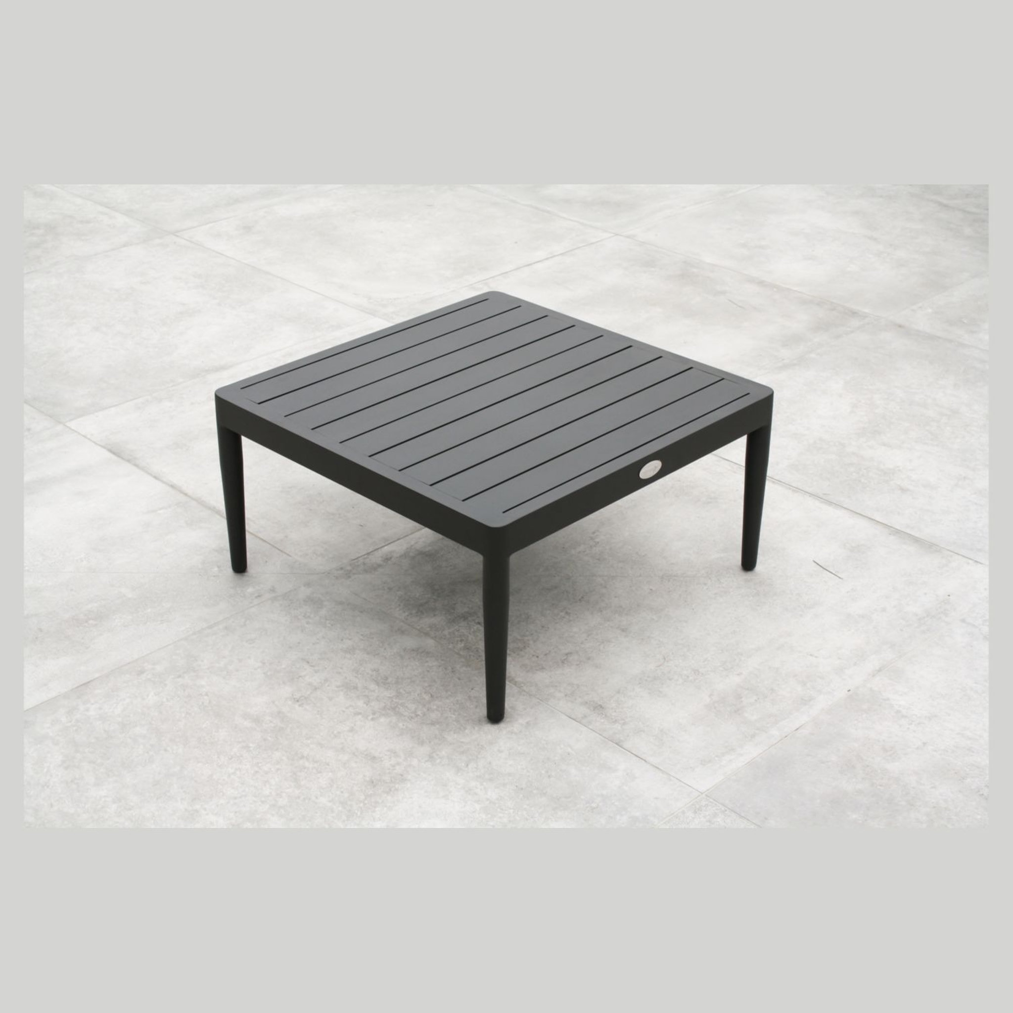 Voir la diapositive 3 : DCB GARDEN Salon de jardin d'angle - 4 places - Aluminium - Anthracite - ANKARA