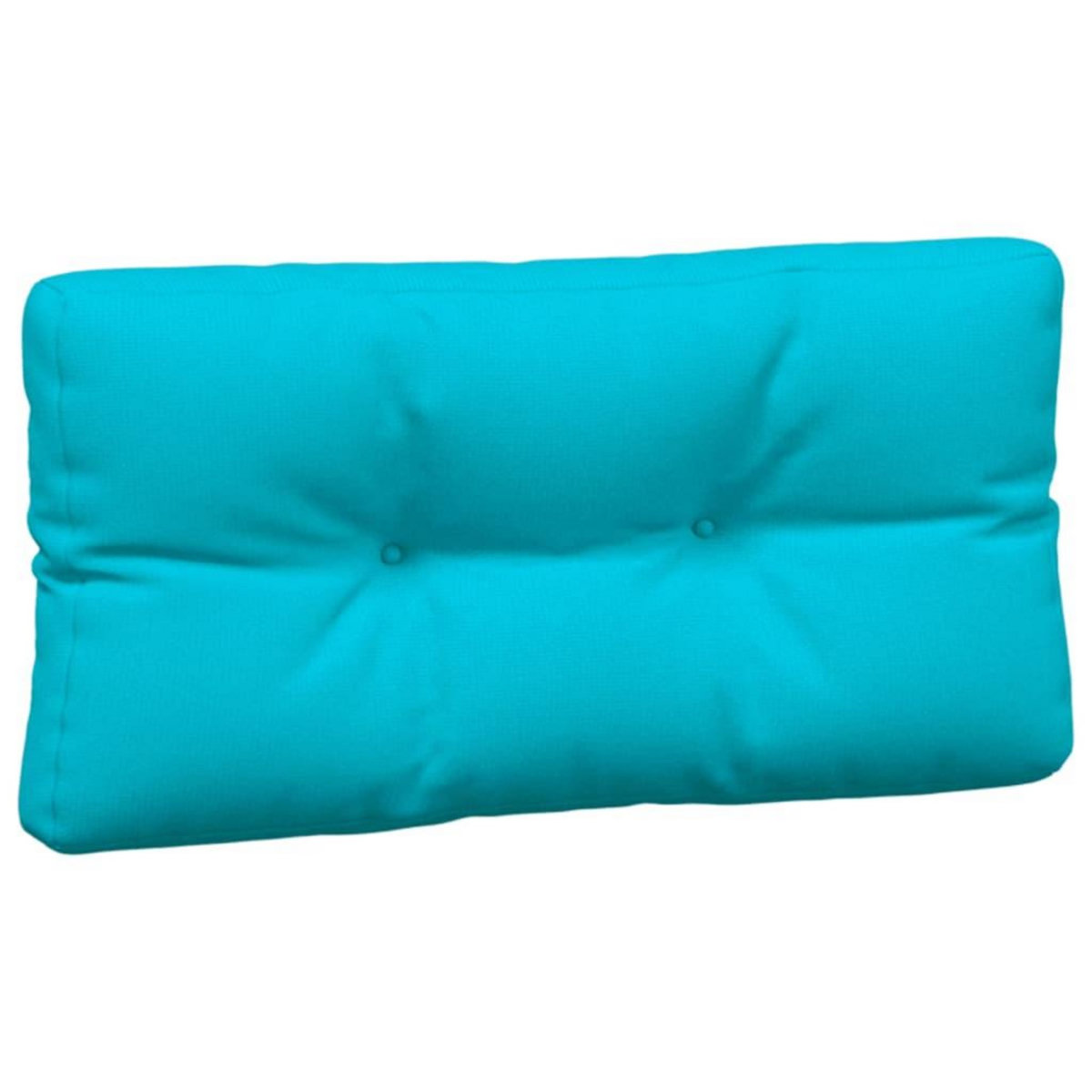 VIDAXL Coussins de palette lot de 3 turquoise tissu