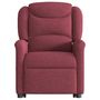 Voir la diapositive 5 : VIDAXL Fauteuil inclinable de massage electrique Rouge bordeaux Tissu