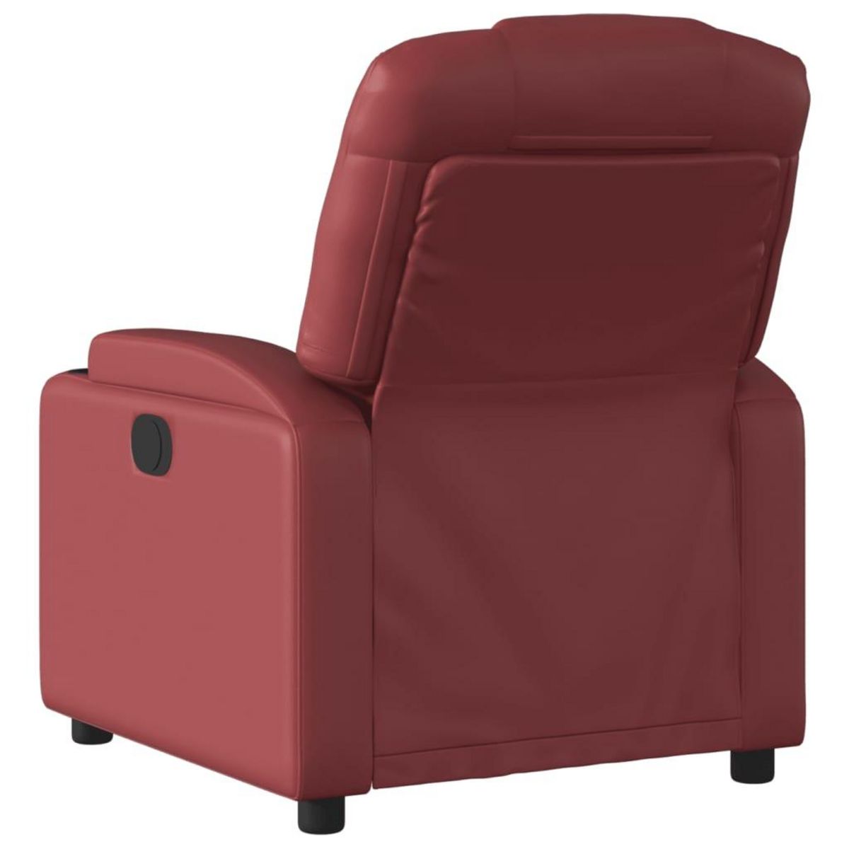 VIDAXL Fauteuil inclinable electrique Rouge bordeaux Similicuir