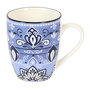 Voir la diapositive 2 : Paris Prix Lot de 6 Mugs en Porcelaine  Jaipur  30cl Bleu