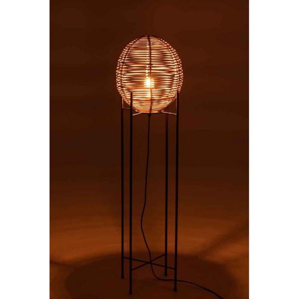 Paris Prix Lampadaire sur Pied Design  Trauco  115cm Naturel