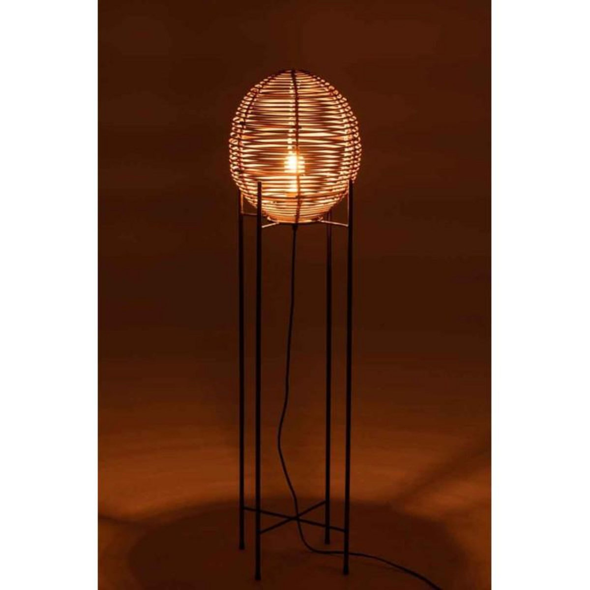 Paris Prix Lampadaire sur Pied Design  Trauco  115cm Naturel