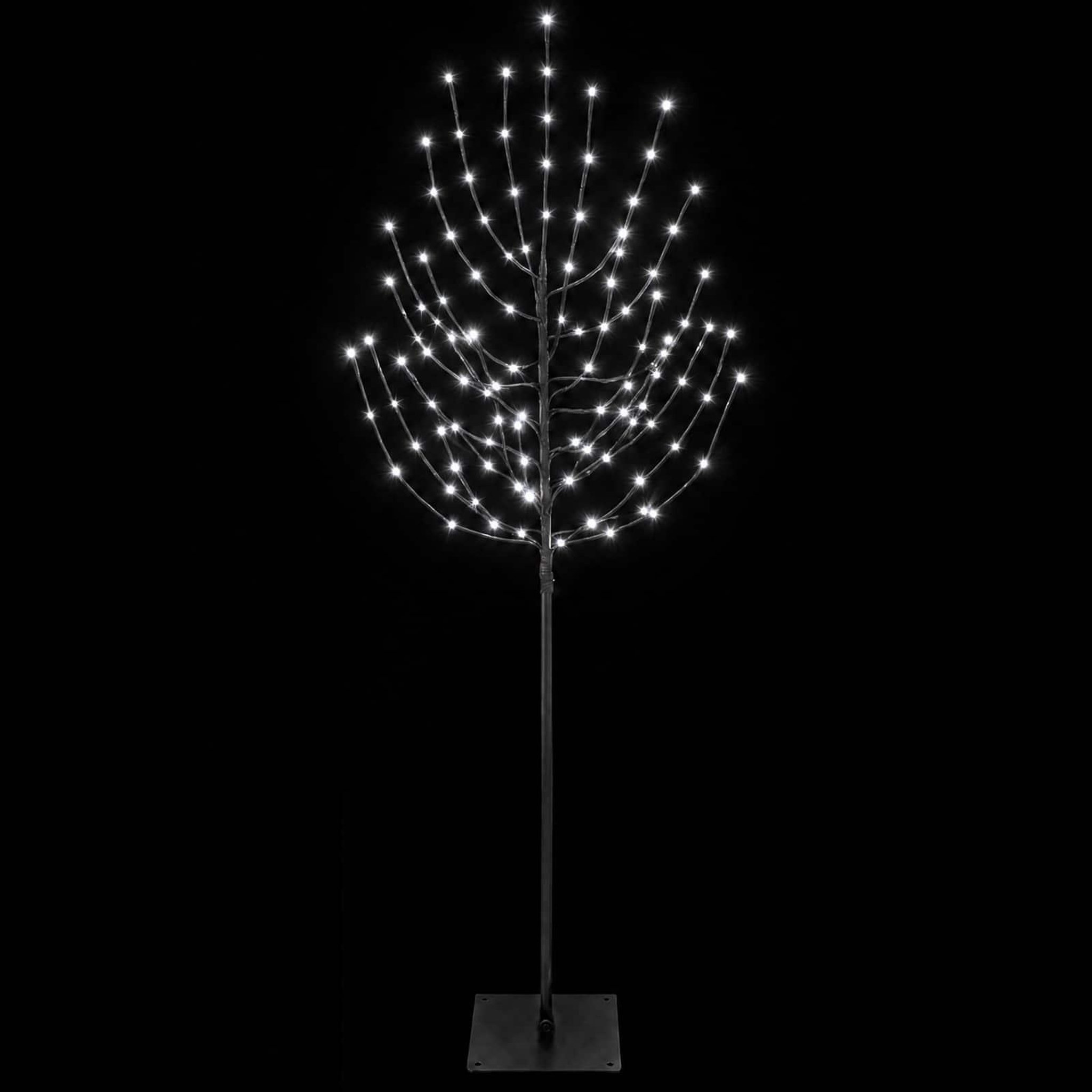 Voir la diapositive 5 : VIDAXL Arbre de Noël LED Noir 20 x 20 x 180 cm Acier 160 LED