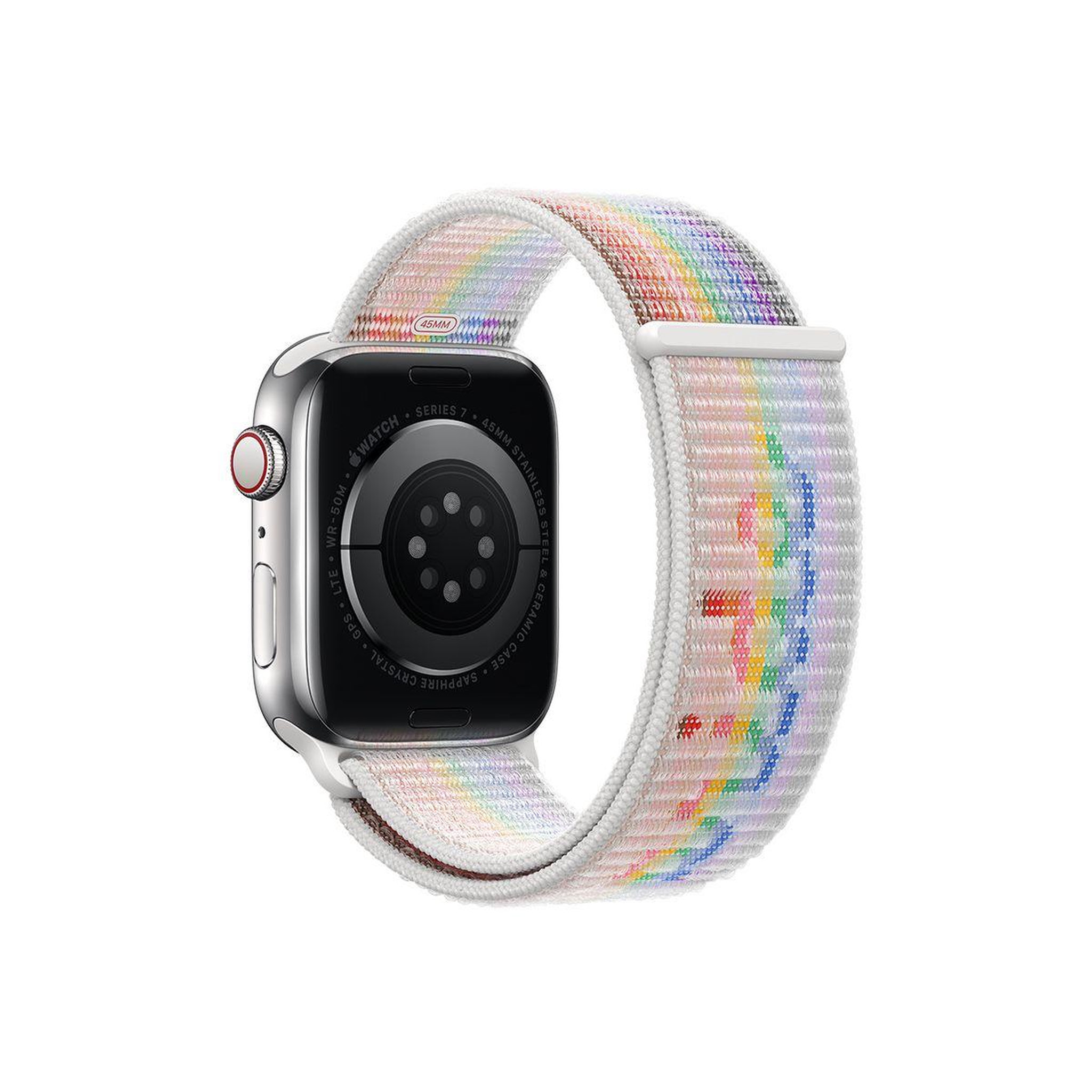 Voir la diapositive 4 : APPLE Bracelet Watch 45mm Boucle Sport Pride Edition