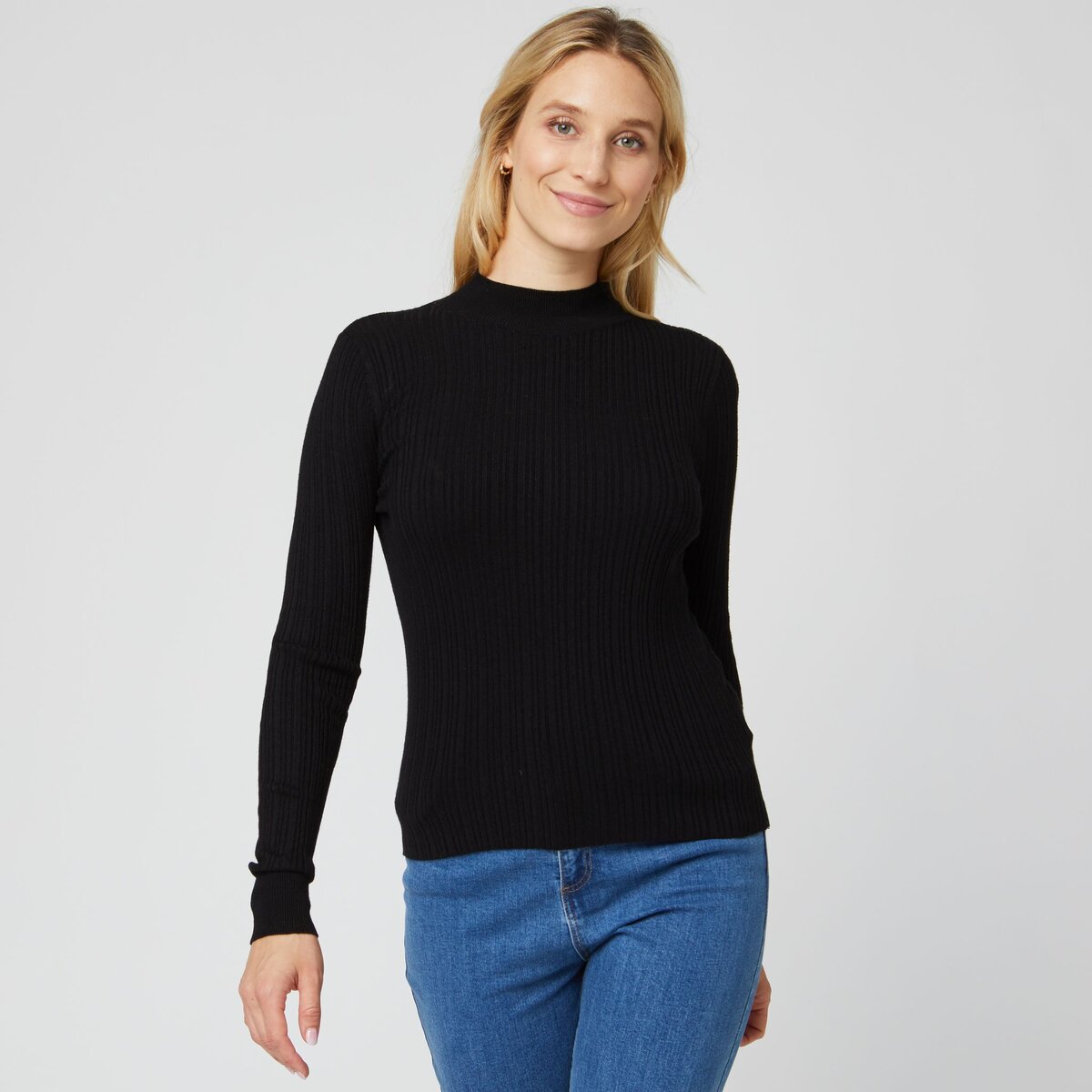 Sous pull 2025 col cheminée femme