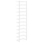 Voir la diapositive 4 : VIDAXL Porte-serviette Blanc 24x12x96 cm Acier