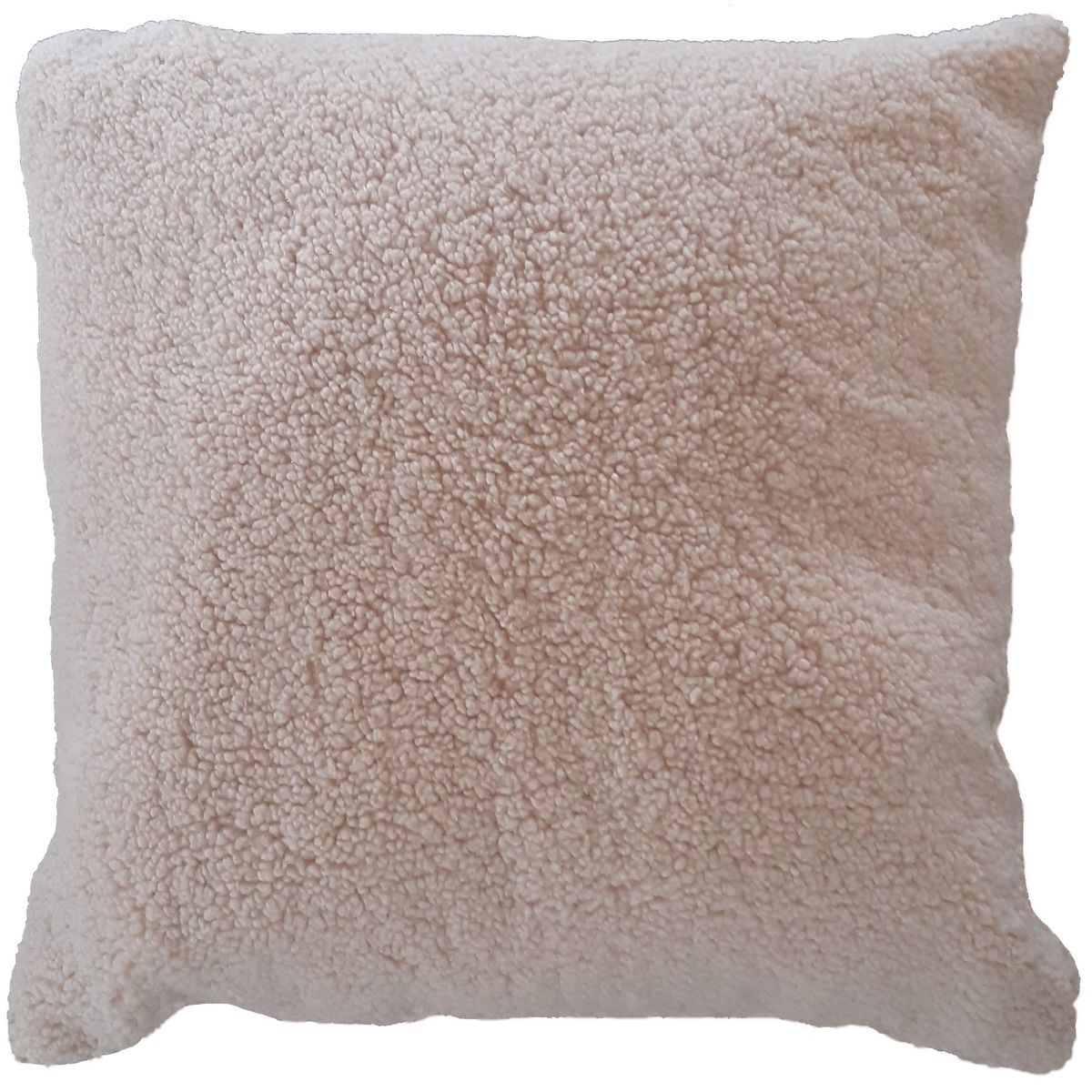 ACTUEL Coussin déco effet peau de mouton LODGE