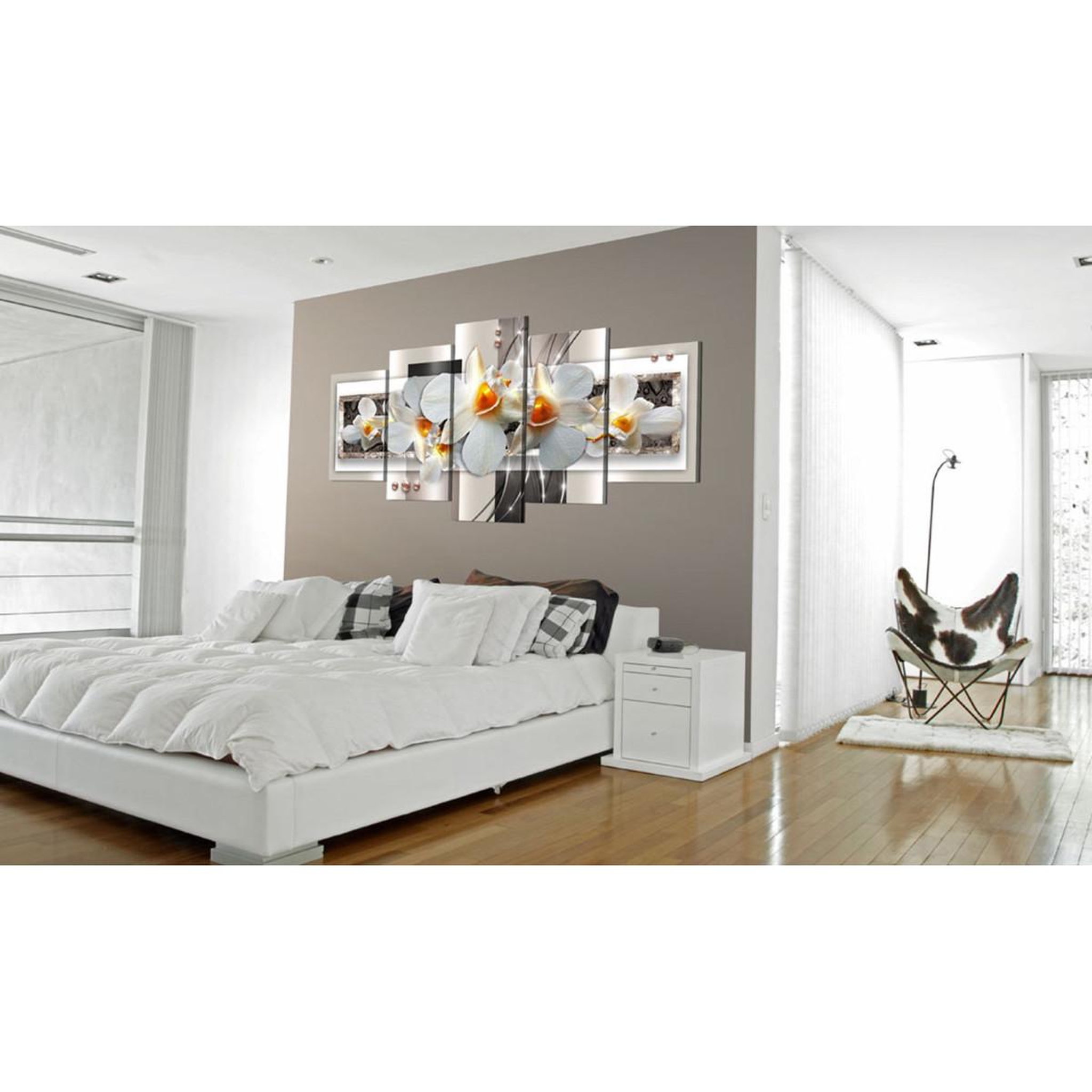 Voir la diapositive 2 : Paris Prix Tableau Imprimé  White Discretion