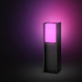 Voir la diapositive 4 : PHILIPS HUE Borne lumineuse basse - PHILIPS HUE - Turaco - Gris anthracite - IP44 - Lumiere blanche et colorée - 1100 lumens