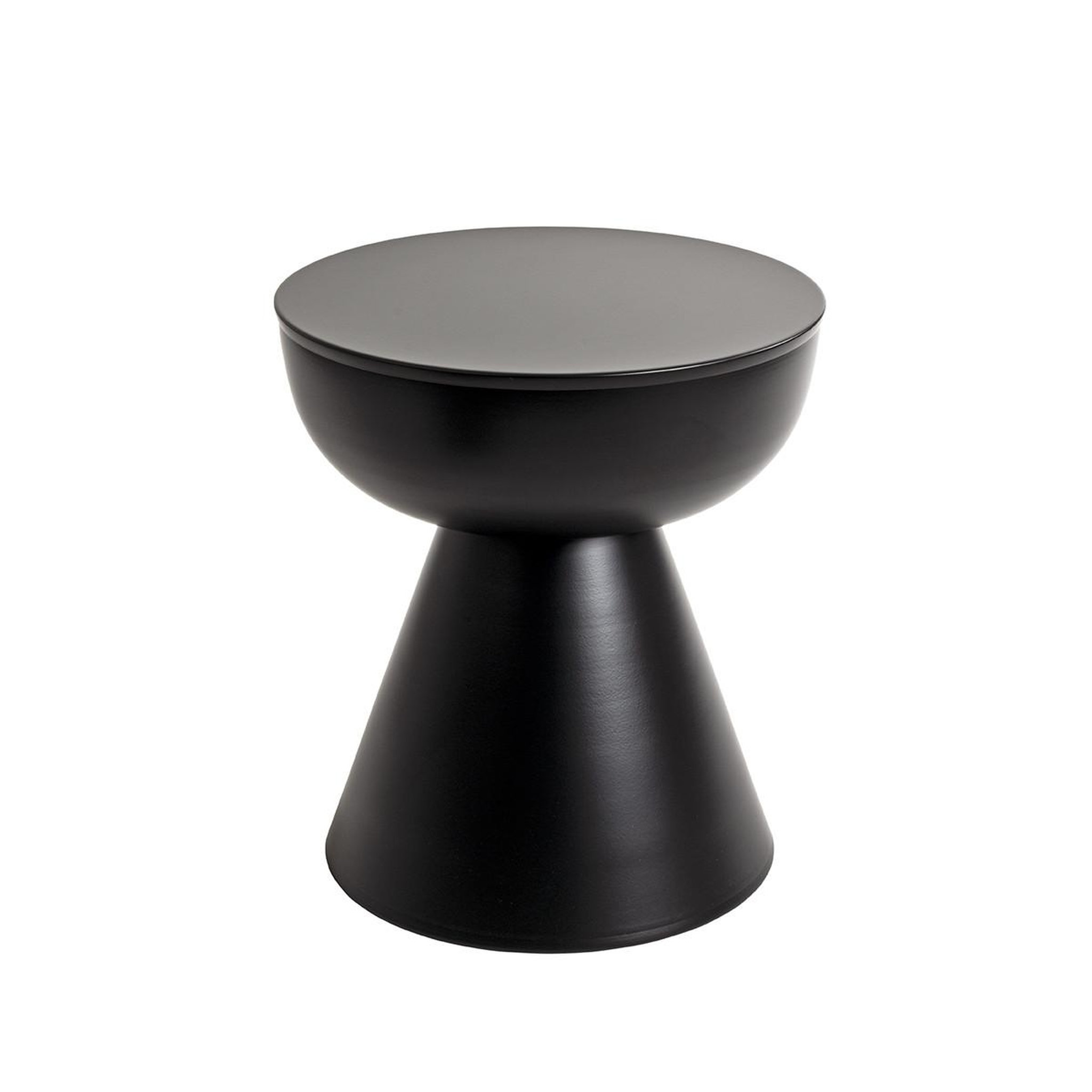Paris Prix Table d'Appoint en Métal  Merlin  45cm Noir