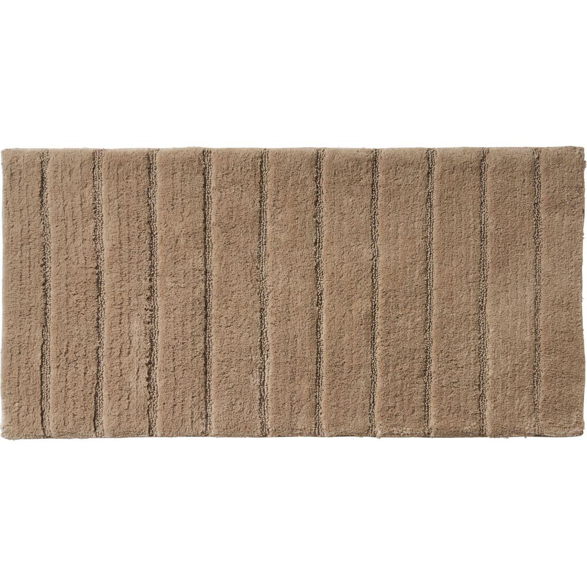 Voir la diapositive 1 : GUY LEVASSEUR Tapis de bain rectangulaire en coton uni 60x120cm
