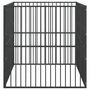 Voir la diapositive 4 : VIDAXL Parc pour chien 4 panneaux noir acier galvanise