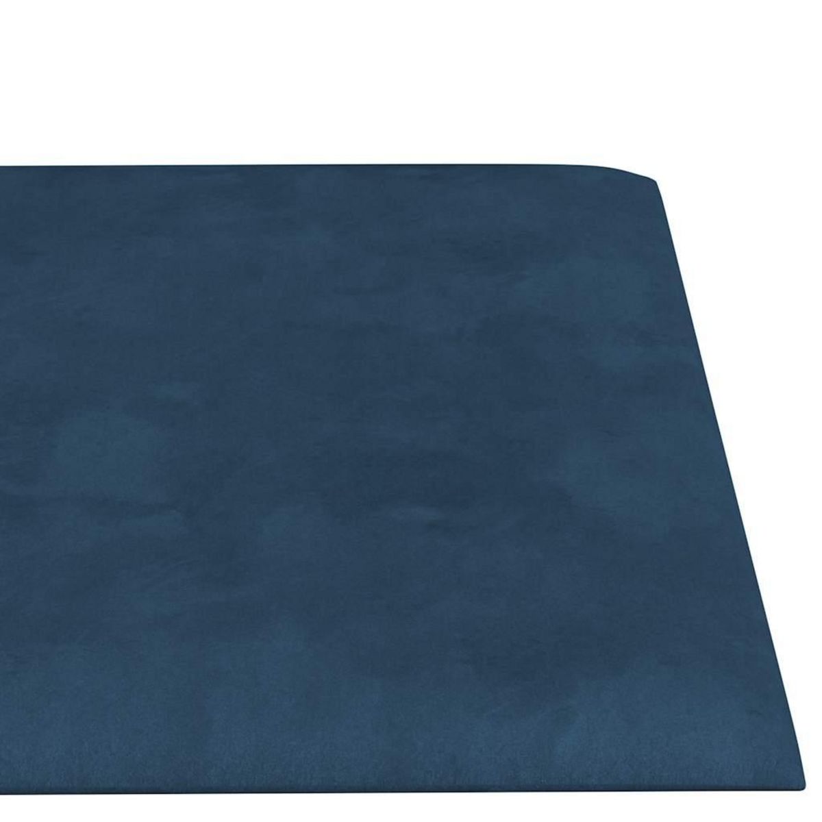 VIDAXL Panneaux muraux 12 pcs Bleu 60x15 cm Velours 1,08 m^2