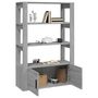 Voir la diapositive 4 : VIDAXL Buffet Sonoma gris 80x30x119,5 cm Bois d'ingenierie