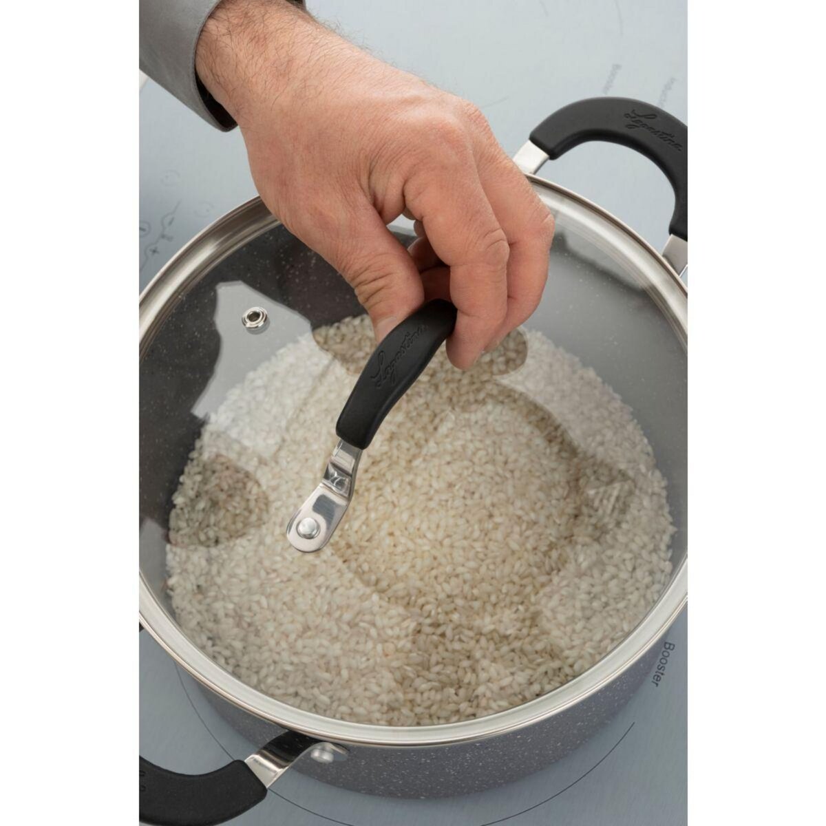 Lagostina Sauteuse Tempra Mineral 2 anses 26cm + couvercle