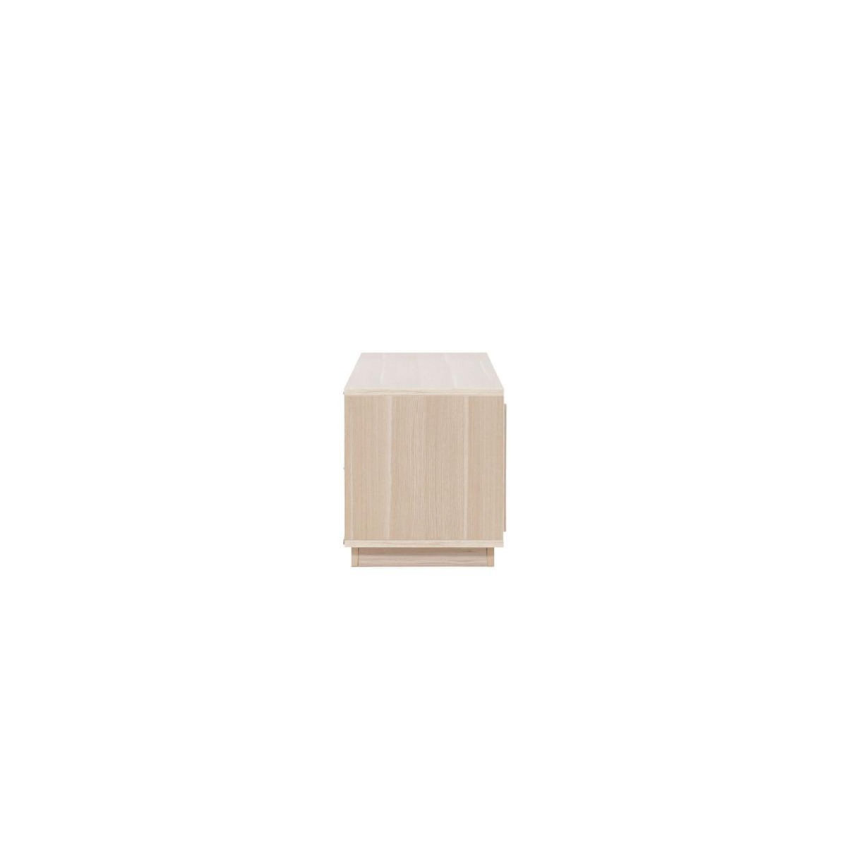 Paris Prix Meuble TV Design Nervuré  Lugo  180cm Naturel