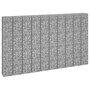 Voir la diapositive 2 : VIDAXL Lits sureleves en gabion 4 pcs 30x30x50/100/150/200 cm Fer