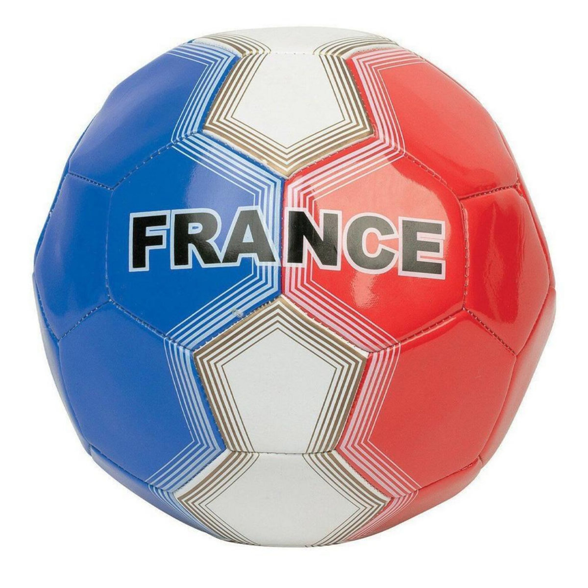 SPORTZONE Ballon de Football /Blanc/Rouge Sport Zone France