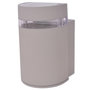 Voir la diapositive 4 : VIDAXL Applique murale exterieure demi-cylindrique Aluminium Gris