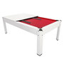 Voir la diapositive 6 : PLAY4FUN Billard Américain HARMONY 6Ft - 206,5 x 116,5 x 80 cm avec accessoires et plateau dînatoire - Couleur Ivoire