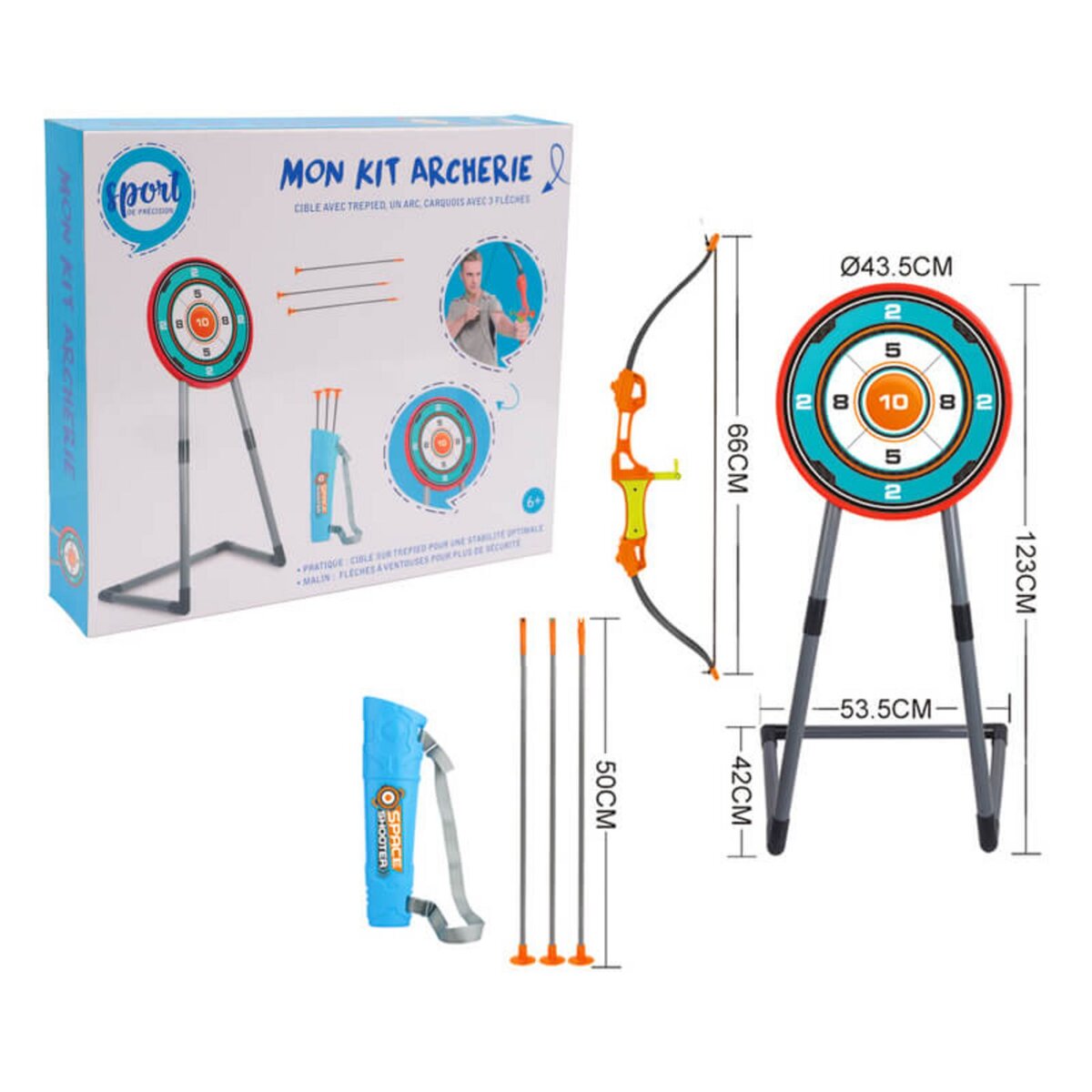 PICWICTOYS Tir à l'arc - Mon Kit Archerie