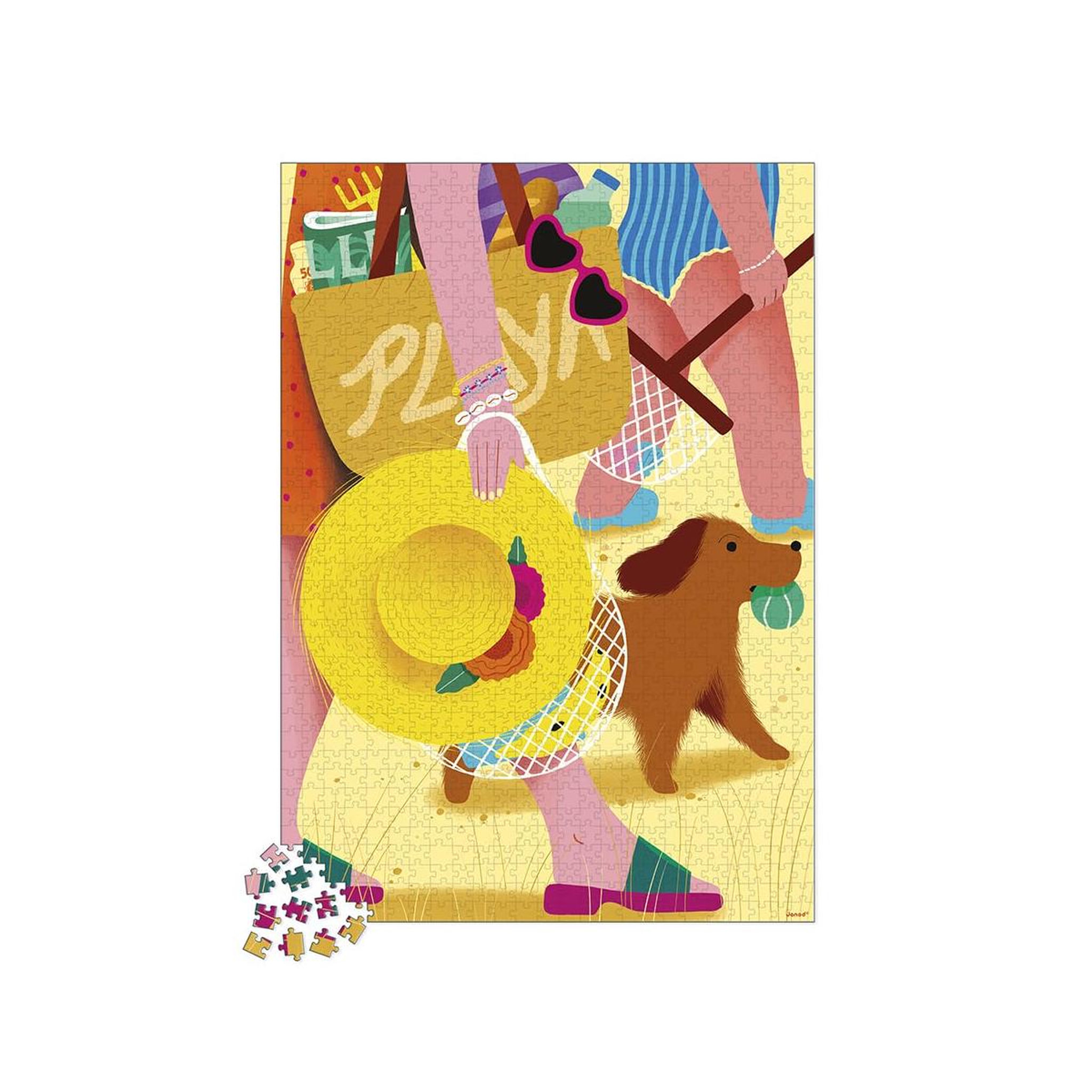 JANOD Puzzle - Sortie a la Plage 1000p