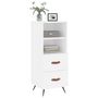 Voir la diapositive 3 : VIDAXL Buffet blanc 34,5x34x90 cm bois d'ingenierie