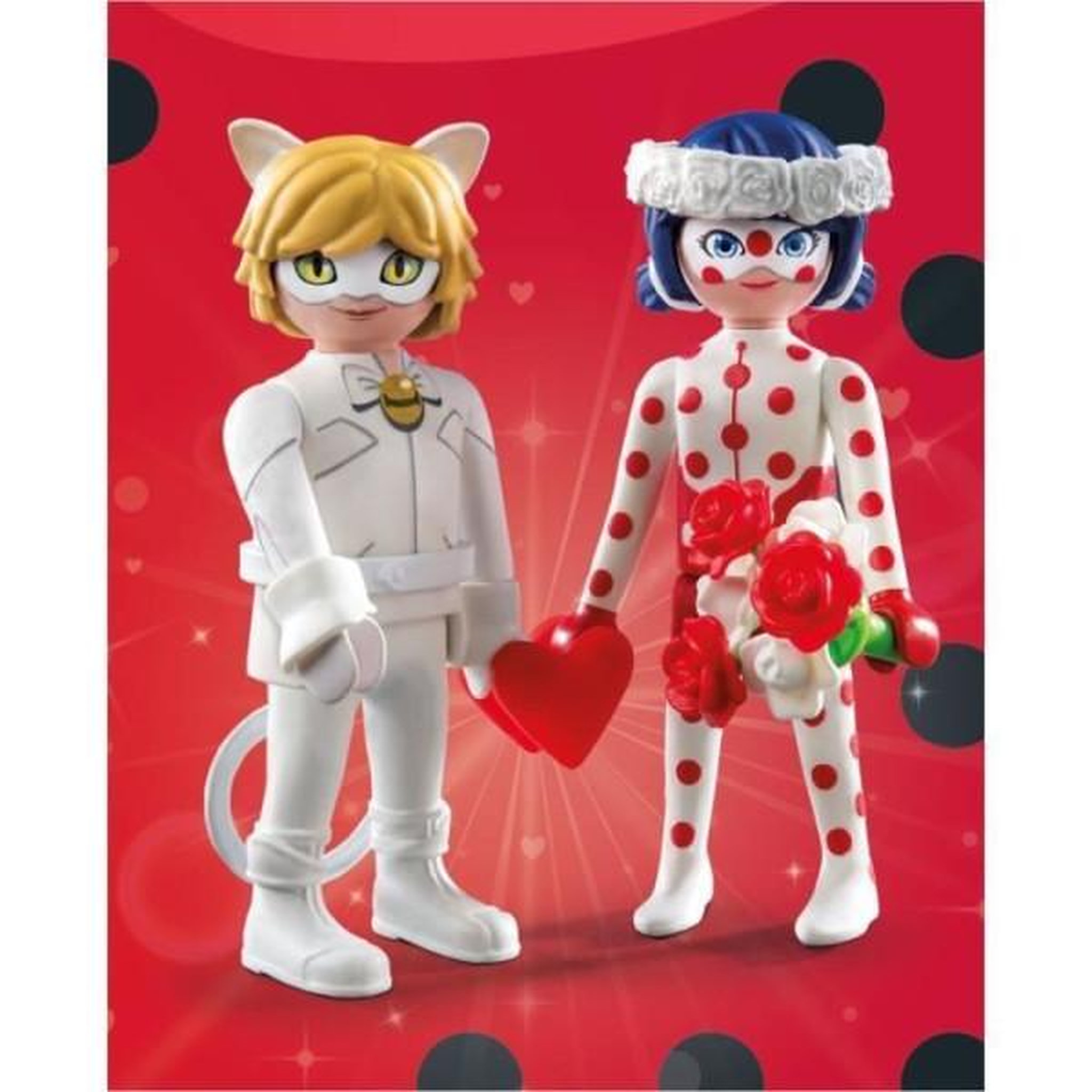 Voir la diapositive 2 : PLAYMOBIL PLAYMOBIL 71865 Mariage Ladybug & Chat Noir, Miraculous, 17 pieces, Des 4 ans