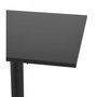 Voir la diapositive 4 : Paris Prix Table Pliable Carrée Intérieur & Extérieur  Dorthy  74cm Noir