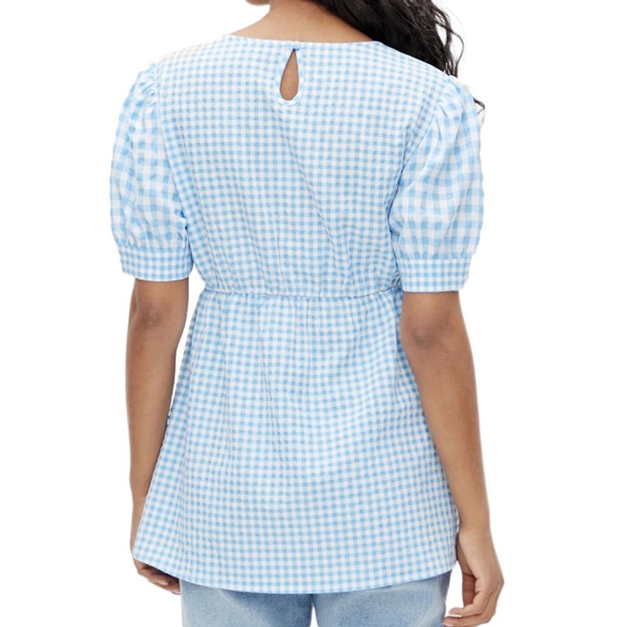 Voir la diapositive 2 : MAMALICIOUS Blouse de Grossesse Bleu/Blanc Femme Mamalicious 20016569