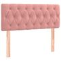 Voir la diapositive 2 : VIDAXL Tete de lit Rose 100x7x78/88 cm Velours