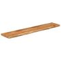 Voir la diapositive 3 : VIDAXL Dessus de table 160x30x3,8 cm rectangulaire bois massif acacia