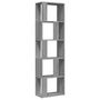 Voir la diapositive 2 : VIDAXL Bibliotheque Sonoma gris 45x24x160 cm Bois d'ingenierie