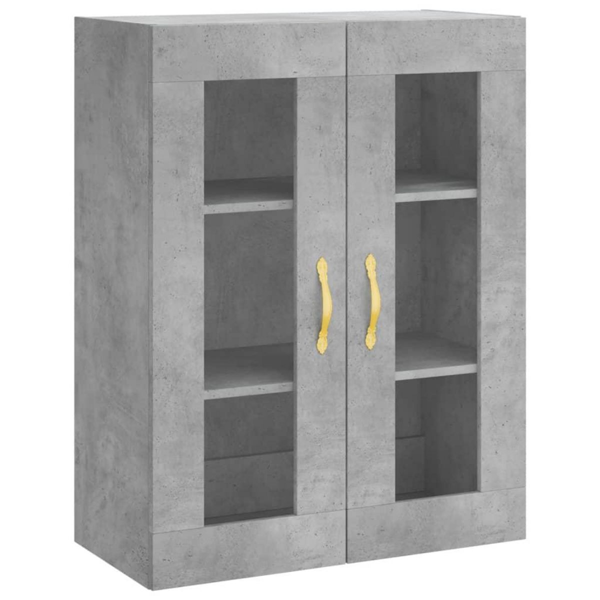 VIDAXL Armoire murale gris beton 69,5x34x90 cm