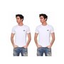 Voir la diapositive 1 : Black et Decker Lot de 2 t-shirts homme manches courtes en coton 140gr/m²