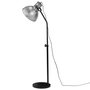 Voir la diapositive 5 : VIDAXL Lampadaire 25 W argent vintage 30x30x90-150 cm E27