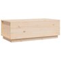 Voir la diapositive 2 : VIDAXL Table basse 100x50x35 cm Bois massif de pin